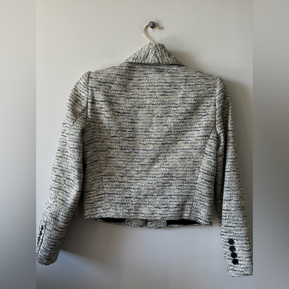 ALICE + OLIVIA - Metallic Tweed Blazer/Jacket - XS- Made in NY City - Picture 11 of 15